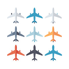 Illustration Vector graphic of plane icon. Fit for traffic, public, passenger etc. airplane icon.Illustration Vector graphic of Plane Formation icon template.gmail send icon airplane.icon a5 airplane.
