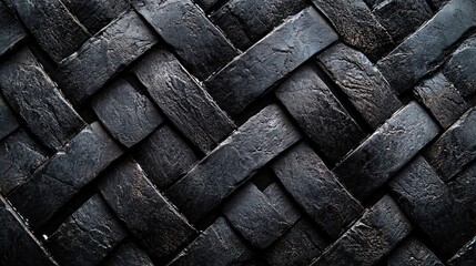 Rubber tire tread texture close-up, garage floor background