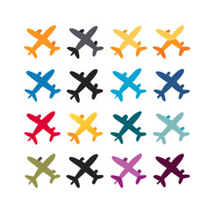 Illustration Vector graphic of plane icon. Fit for traffic, public, passenger etc. airplane icon.Illustration Vector graphic of Plane Formation icon template.gmail send icon airplane.icon a5 airplane.