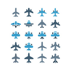 Illustration Vector graphic of plane icon. Fit for traffic, public, passenger etc. airplane icon.Illustration Vector graphic of Plane Formation icon template.gmail send icon airplane.icon a5 airplane.