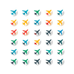 Illustration Vector graphic of plane icon. Fit for traffic, public, passenger etc. airplane icon.Illustration Vector graphic of Plane Formation icon template.gmail send icon airplane.icon a5 airplane.