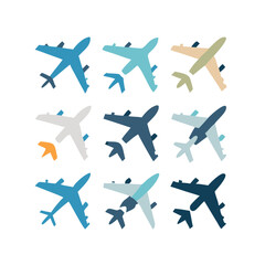 Illustration Vector graphic of plane icon. Fit for traffic, public, passenger etc. airplane icon.Illustration Vector graphic of Plane Formation icon template.gmail send icon airplane.icon a5 airplane.