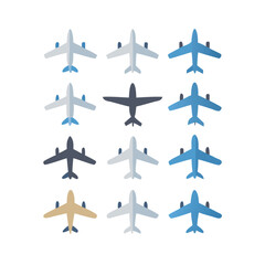 Illustration Vector graphic of plane icon. Fit for traffic, public, passenger etc. airplane icon.Illustration Vector graphic of Plane Formation icon template.gmail send icon airplane.icon a5 airplane.