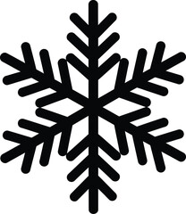 a highly detailed, photorealistic black and white snowflake icon, intricate geometric design, minimal, modern, clean
