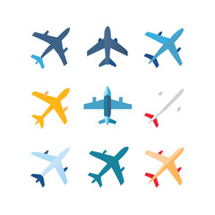 Illustration Vector graphic of plane icon. Fit for traffic, public, passenger etc. airplane icon.Illustration Vector graphic of Plane Formation icon template.gmail send icon airplane.icon a5 airplane.