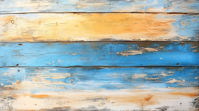 Weathered driftwood surface, beach background