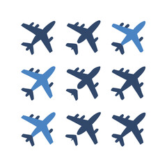 Illustration Vector graphic of plane icon. Fit for traffic, public, passenger etc. airplane icon.Illustration Vector graphic of Plane Formation icon template.gmail send icon airplane.icon a5 airplane.