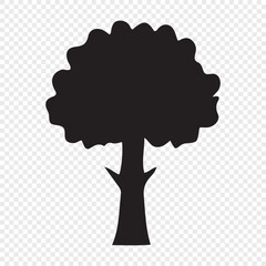 vector tree silhouette