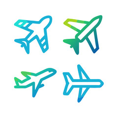Illustration Vector graphic of plane icon. Fit for traffic, public, passenger etc. airplane icon.Illustration Vector graphic of Plane Formation icon template.gmail send icon airplane.icon a5 airplane.