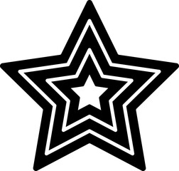 Black Star Shape silhouette vector.
Decorative Stars with Patriotic Theme silhouette.
4th Of July Star silhouette SVG.
Transparent background. 