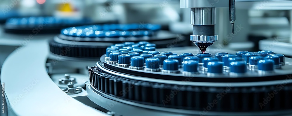 Poster automated pill capping factory
