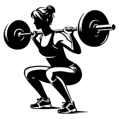 Woman Lifting Weights