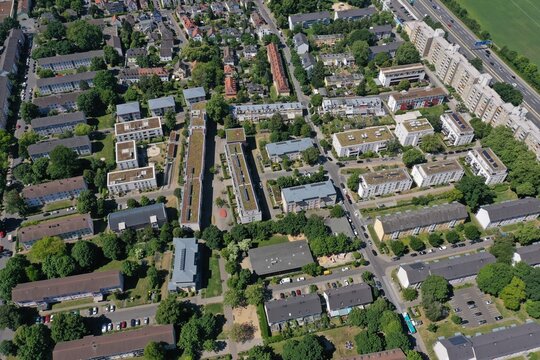Frankfurt-Unterliederbach Aerial View