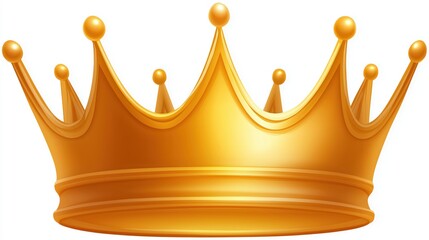 Golden crown graphic
