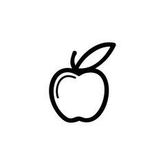 hand-drawn apple icon illustration
