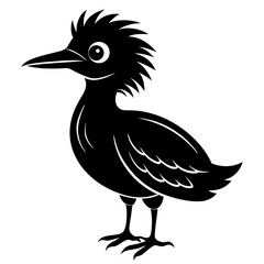 black crowned crane