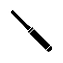 Cricket bat icon vector flat clean look
