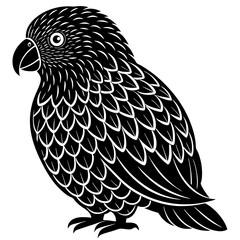vector drawing of a bird