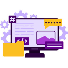 Web Development Illustration