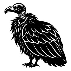 eagle cartoon isolated on white