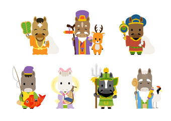 午年の七福神