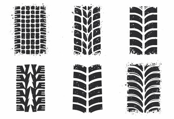 Monochrome pictures with wheels and tyres protector
