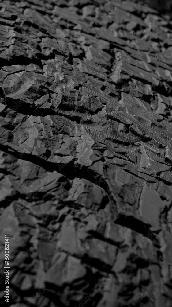 Aufkleber intricate terrain patterns emerge in shifting light sequence – natural texture exploration