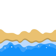 Flat Beach Border
