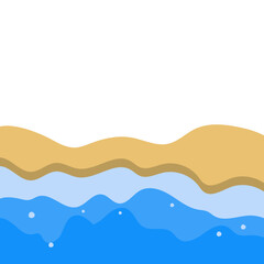 Flat Beach Border