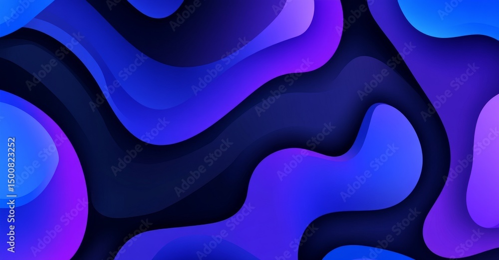 Poster picture of interconnected links spanning across forms on a blue backdrop