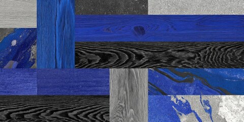 Abstract Wood Paneling