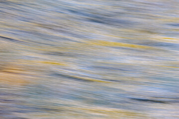 Shapes of moving river water.