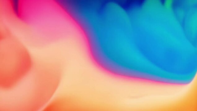 Vibrant Colorful Abstract Background with a Dynamic Mood, Soft Gradient Against a Blurred Palette