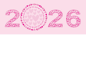 New year, Heart Shape, Festival, Celebration,  season greetings