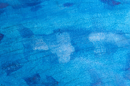 blue gradient canvas texture from paint brush