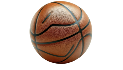 Basketball, tan, black lines, sport