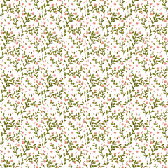 seamless pattern with flowers