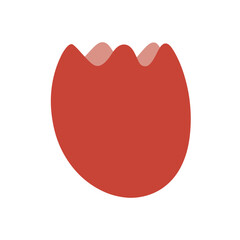 red flower on white background, red flower isolated on whiteabstract red flower, set of vector flowers, set of flower icons, set of flowers, 