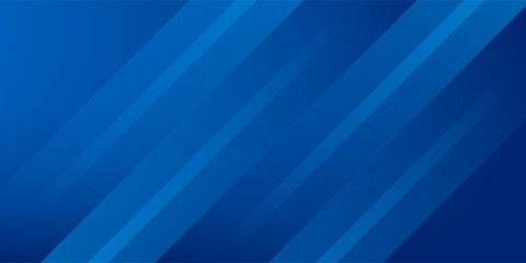 Obraz premium Abstract blue background with glowing geometric lines. Modern blue gradient square shape design. Futuristic technology concept. Suit for brochure,