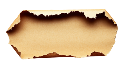 Ripped beige paper, irregular edges