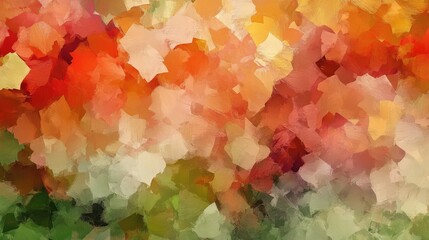 Blurred abstract background with random geometric shapes and muted tones, giving an impressionistic feel with unclear edges