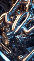 close up of an faster engine