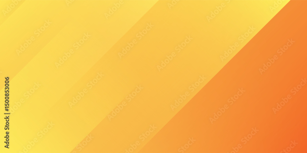 Poster abstract orange and yellow geometric background. dynamic shapes composition. cool background design 