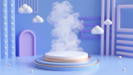 smoke from a chimney