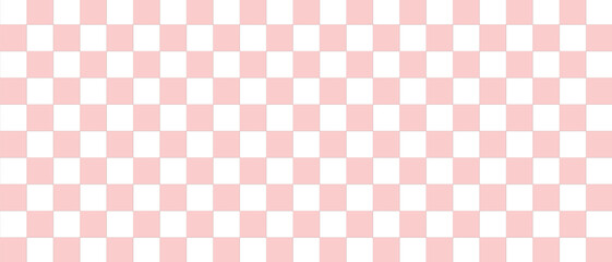 Vector Background  pink Checkerboard Abstract Seamless Pattern popular grid pattern Print on the wall or the tablecloth.