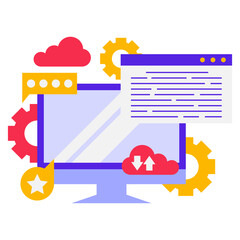 Web Development Illustration