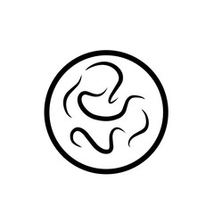 intestinal parasitic worm icon