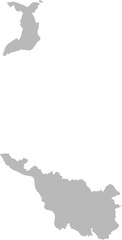 Bremen, Germany – administrative vector map with district boundaries (Web Mercator projection, PPT-compatible & fully editable)