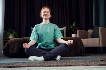 Wellness journey includes yoga session for strength, flexibility, and mental well-being at home...
