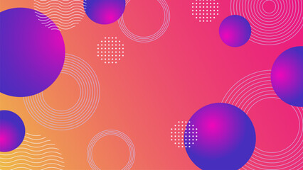 Colorful Geometric Gradient Abstract Background